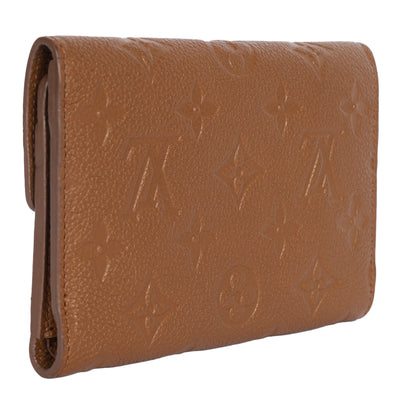 Empreinte Victorine Wallet Cognac