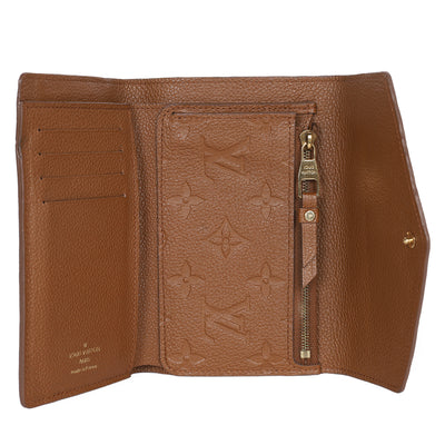 Empreinte Victorine Wallet Cognac