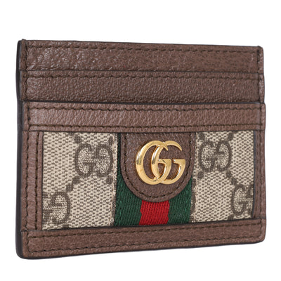 GG Supreme Monogram Ophidia Card Holder