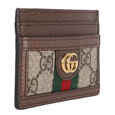 GG Supreme Monogram Ophidia Card Holder