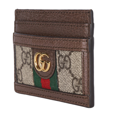 GG Supreme Monogram Ophidia Card Holder