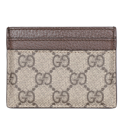 GG Supreme Monogram Ophidia Card Holder