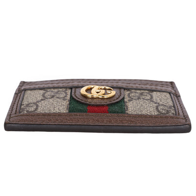 GG Supreme Monogram Ophidia Card Holder