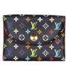 Monogram Multicolor Business Card Holder Wallet