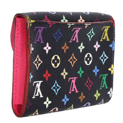 Monogram Multicolor Business Card Holder Wallet