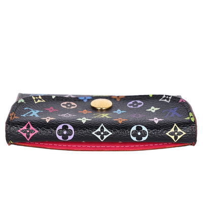 Monogram Multicolor Business Card Holder Wallet