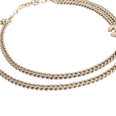 CC Logo Pendant Necklace Metal