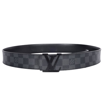 Damier Graphite belt