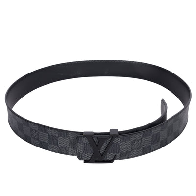 Damier Graphite belt