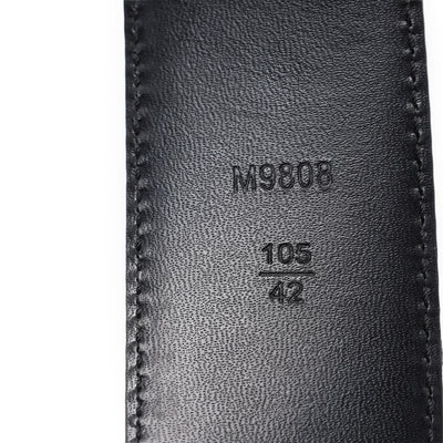 Damier Graphite belt
