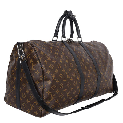 Monogram Macassar Keepall Bandouliere 55