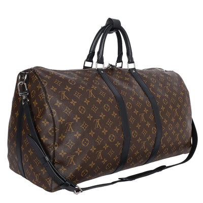 Monogram Macassar Keepall Bandouliere 55