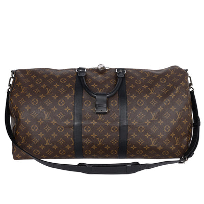 Monogram Macassar Keepall Bandouliere 55