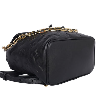 Lambskin Embossed Monogram Coussin Backpack