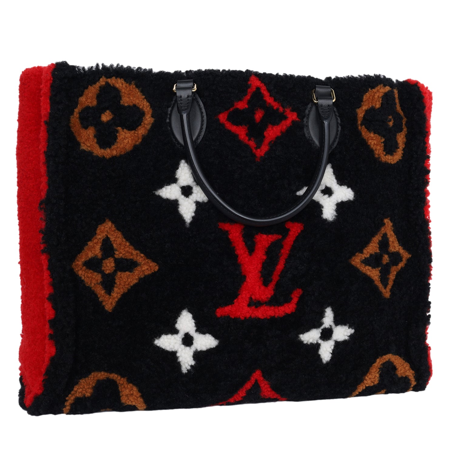 Louis Vuitton Onthego limited edition Teddy Fleece handbag, 名牌