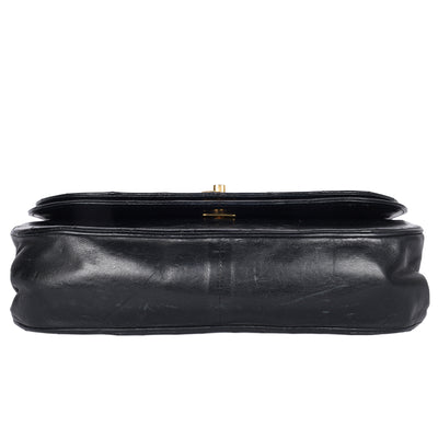Double Flap Quilted Lambskin Leather Shoulder Bag