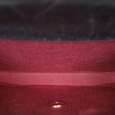Double Flap Quilted Lambskin Leather Shoulder Bag
