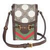Gucci GG Supreme Geometric Mini Horsebit 1955 Crossbody Bag