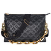 Coussin Handbag MM Monogram Embossed Black