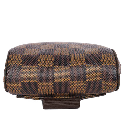 Geronimos Damier Ebene Brown Body Bag Waist Bag