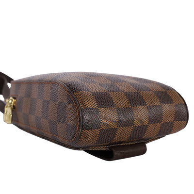 Geronimos Damier Ebene Brown Body Bag Waist Bag
