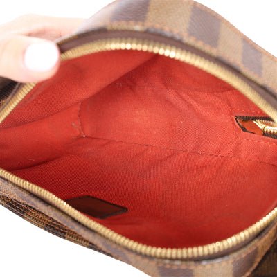 Geronimos Damier Ebene Brown Body Bag Waist Bag
