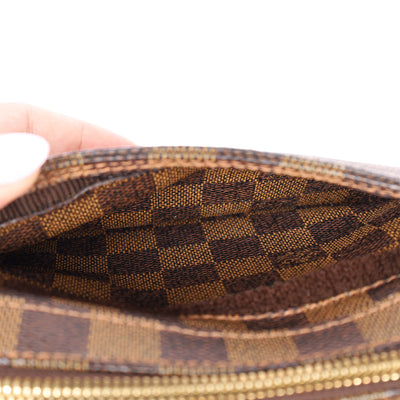 Geronimos Damier Ebene Brown Body Bag Waist Bag