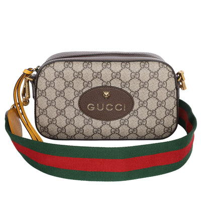 GG Supreme Monogram Web Neo Vintage Shoulder Bag