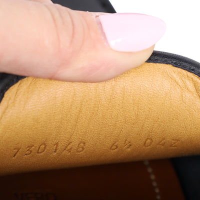 GG Leather Moccasin Driver Loafers Leather