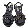 PVC Jelly Rockstud Caged Sandals 41