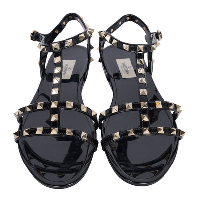 PVC Jelly Rockstud Caged Sandals 41