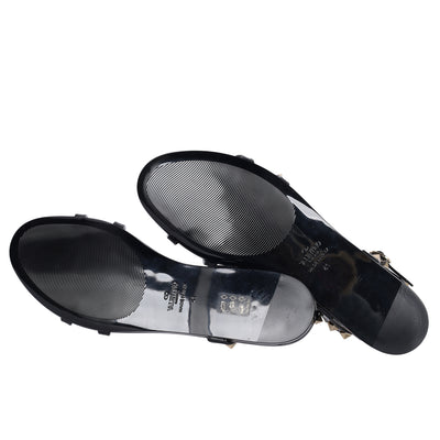 PVC Jelly Rockstud Caged Sandals 41