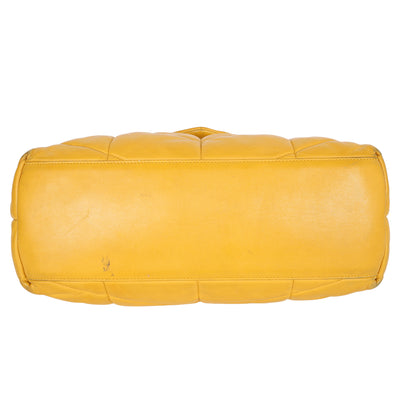 Medium Loulou Leather Puffer