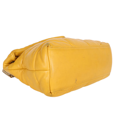 Medium Loulou Leather Puffer