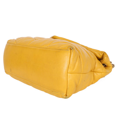 Medium Loulou Leather Puffer