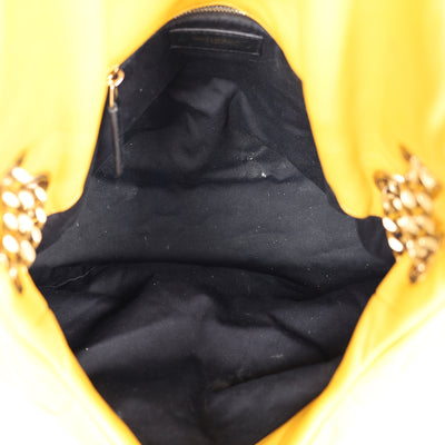 Medium Loulou Leather Puffer