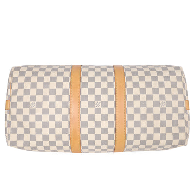 Damier Azur Keepall 45 Bandouliere Duffle Bag