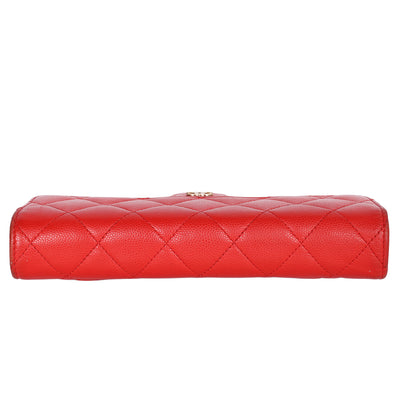 Caviar Quilted Large Flap Wallet