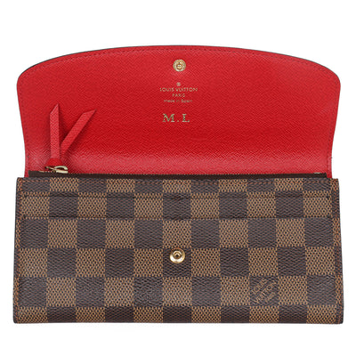 Damier Ebene Emilie Wallet