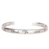 Blind for Love Cuff Silver Bracelet Sterling
