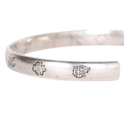 Blind for Love Cuff Silver Bracelet Sterling