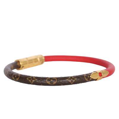 Monogram Daily Confidential Bracelet 17 Red