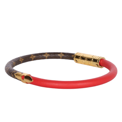 Monogram Daily Confidential Bracelet 17 Red