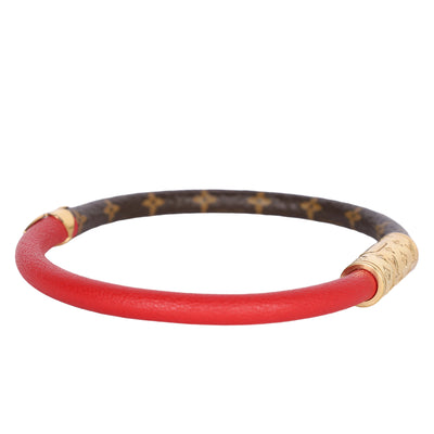 Monogram Daily Confidential Bracelet 17 Red