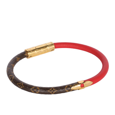 Monogram Daily Confidential Bracelet 17 Red