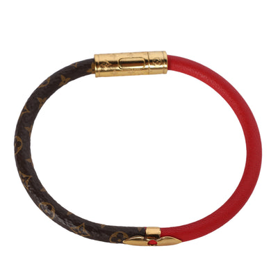 Monogram Daily Confidential Bracelet 17 Red