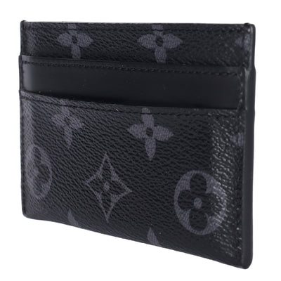 Double Card Holder Monogram Macassar Canvas