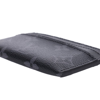 Double Card Holder Monogram Macassar Canvas