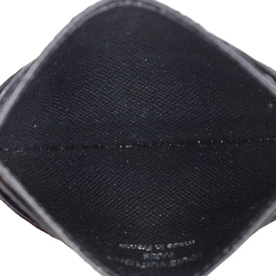 Double Card Holder Monogram Macassar Canvas