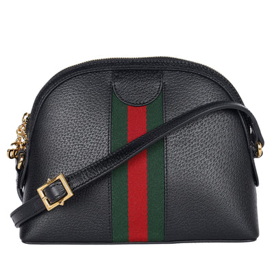 Ophidia Dome Shoulder Bag Leather